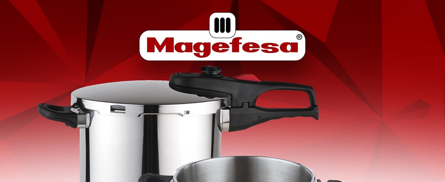 Скороварка Magefesa Practika Plus 7.5 л, нерж. сталь 18/10, індукція, енергозберігаюча, датчик тиску, безпечне закриття