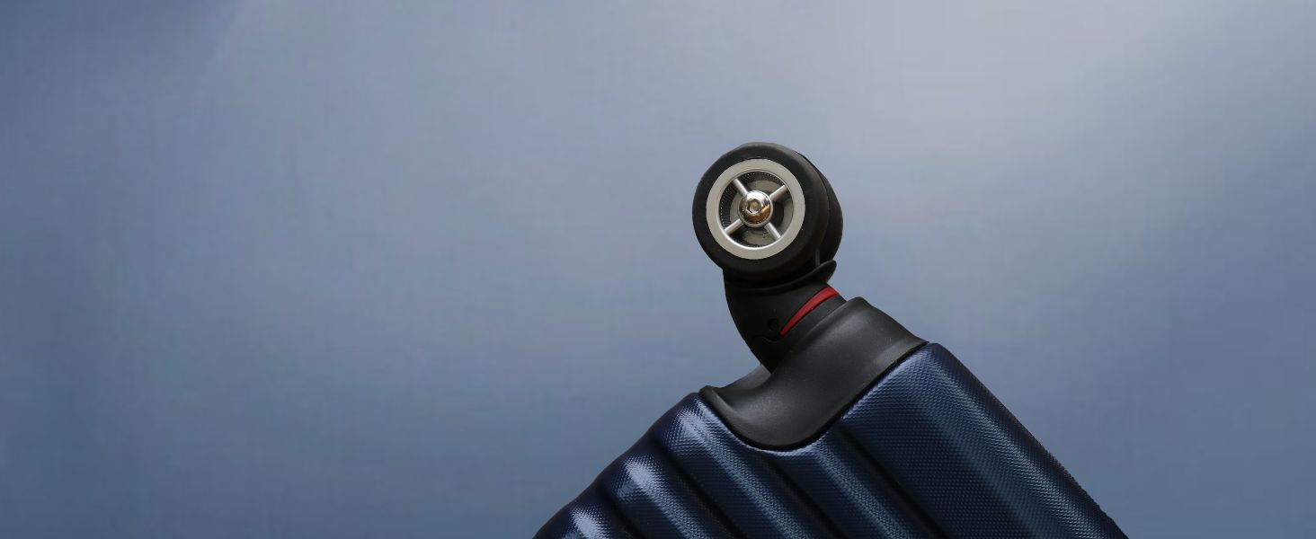 Набір валіз FERGÉ Toulouse 3 шт. з жорстким корпусом - ручна поклажа 55 см, L, XL. Чорний колір, 100% ABS.