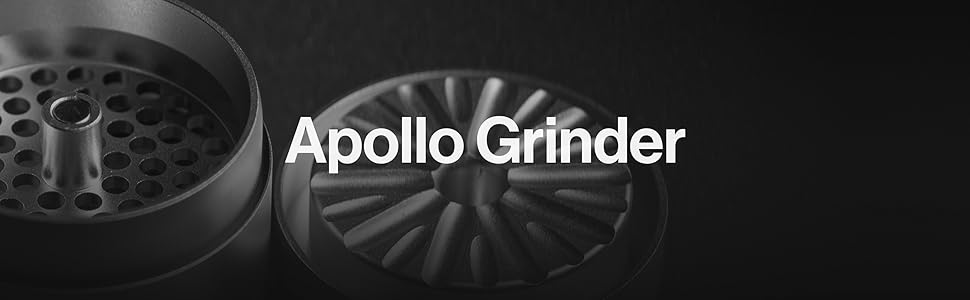 Металевий гріндер Bloomint Apollo з алюмінію, 63 мм, 4-частинний, великий, для подрібнення трав, спецій і рослин, з відсіком для пилку