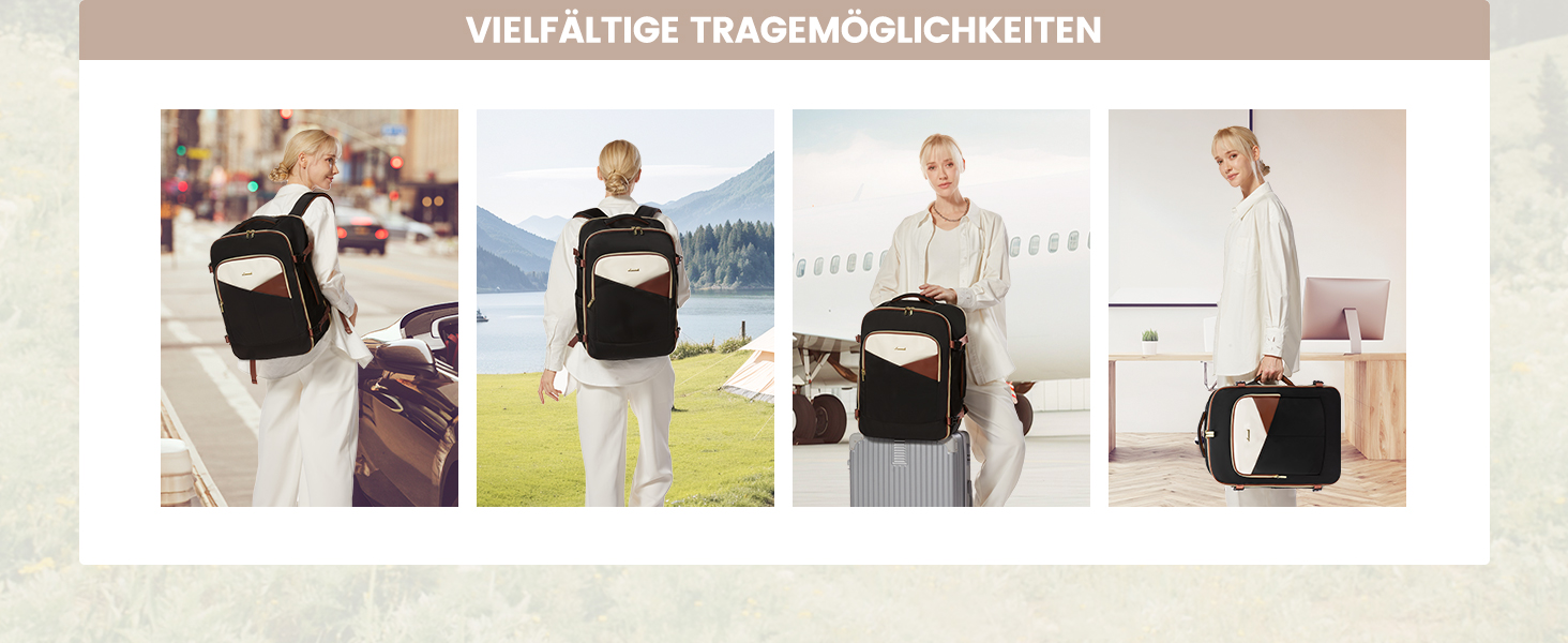 Рюкзак ручної поклажі OVEVOOK для подорожей, 40 л, водонепроникний, з відділенням для ноутбука 17