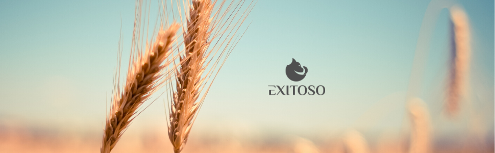 Обрізна дошка EXITOSO з PP-матеріалу та пшеничного полова, з канавкою для соку та ручкою, для хліба та інших продуктів, миюча в посудомийній машині, антибактеріальна, 32x20 см