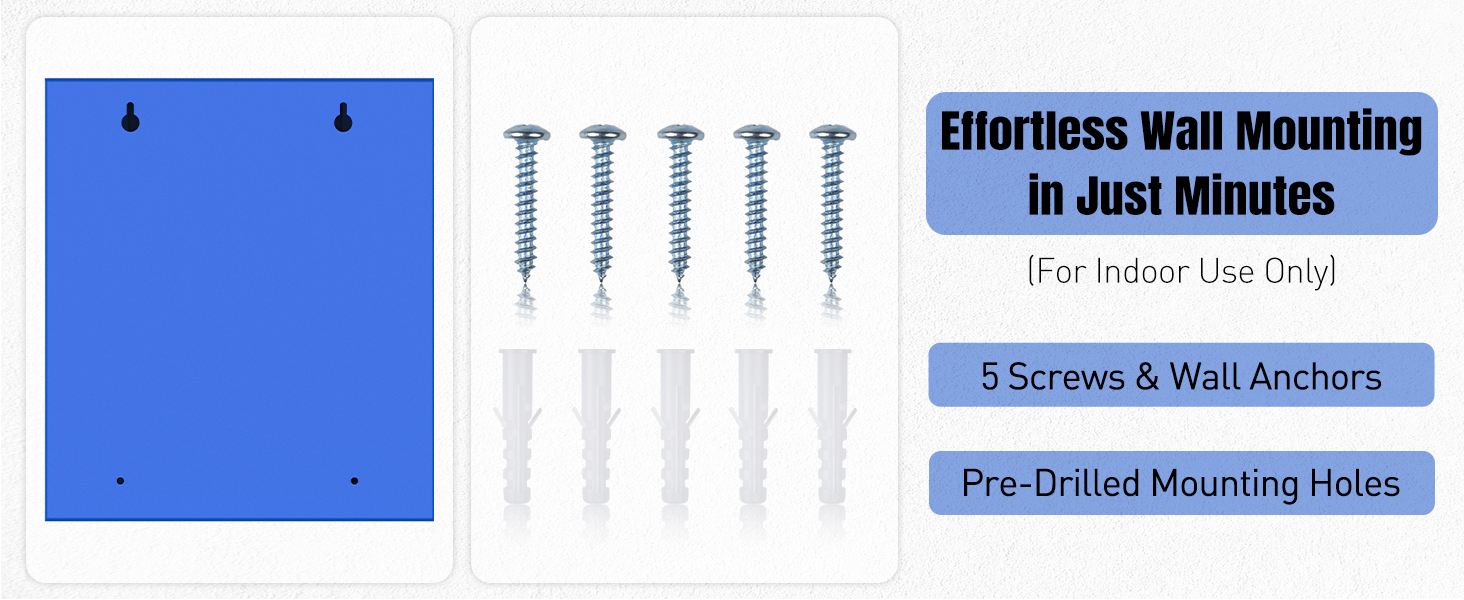 Шкафчик для ключів Uniclife на 60 позицій з комбінацією та ключовим замком, цифровий сейф, органайзер для ключів з регульованими полицями