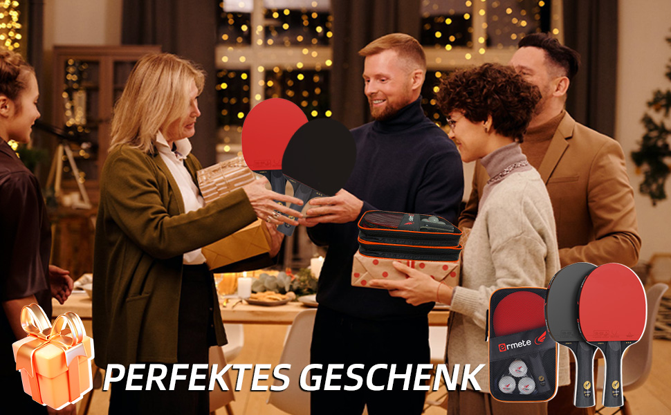 Набір для настільного тенісу: 2 ракетки, 3 м'ячі, сумка. Підходить для початківців, сімей та професіоналів