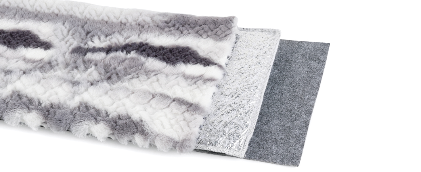 Кішка лежанка на підвіконня самонагріваюча, 90x28 см, сіра, м'яка, знімний чохол