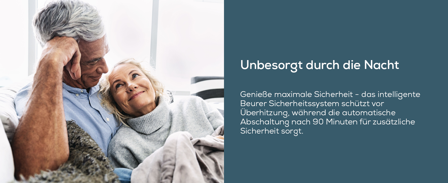 Електрична ковдра Beurer UB 74 з автовимкненням та захистом від перегріву, 200x100 см, у вигляді простирадла