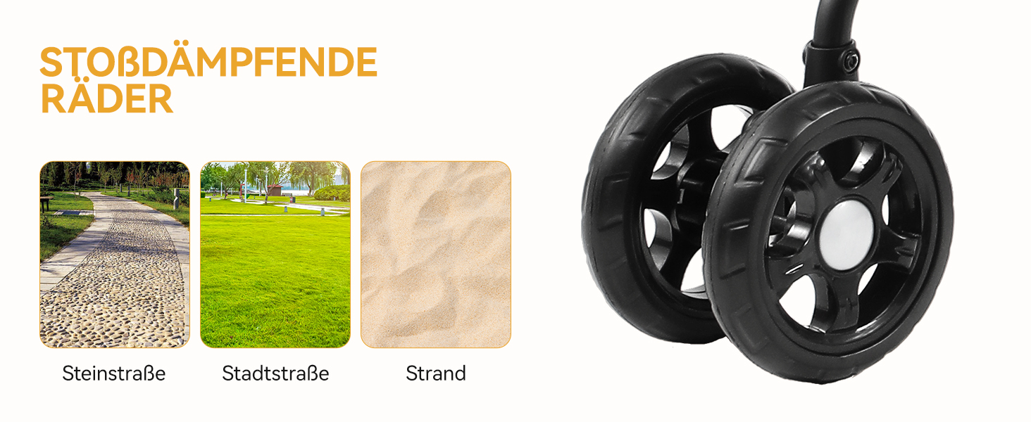 Візок для собак та котів DWVO, до 11,3 кг, складний, з подушкою та кошиком для зберігання, блакитно-чорний (45x80x103 см)