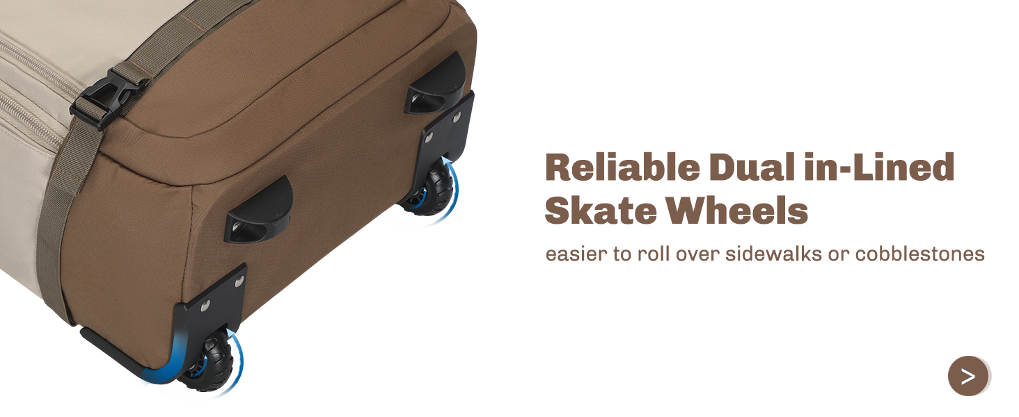 Рюкзак-валіза Hynes Eagle 42L з колесами для подорожей та бізнесу, 54x35x23 см, блакитний, 2024.