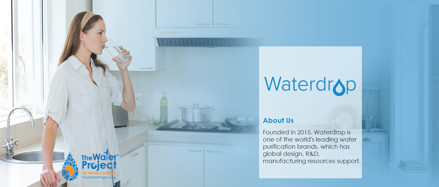 Портативний водяний фільтр Waterdrop для туризму та виживання, видаляє 99,99% бактерій, система фільтрації води з гравітаційним мішком для кемпінгу, подорожей, надзвичайних ситуацій