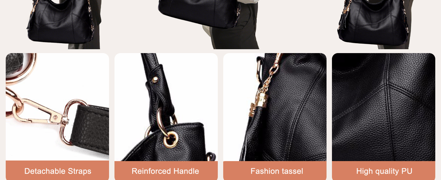 Сумка жіноча Nicole & Doris великої місткості, шкіряна сумка-шопер, хакі. Дизайнерська сумка через плече з китицею