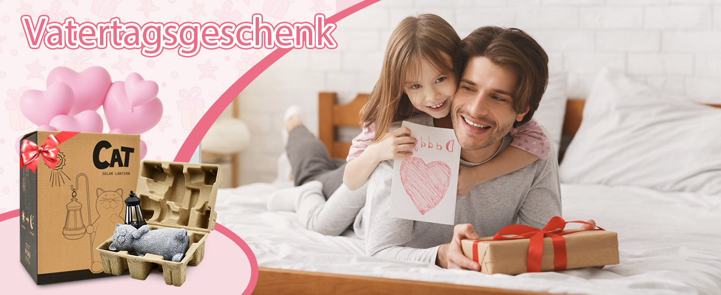 Сонячна фігурка кішки для саду Yeomoo з ліхтарем, водостійка декорація для двору, балкона, тераси, подарунок для жінок і чоловіків, сіра