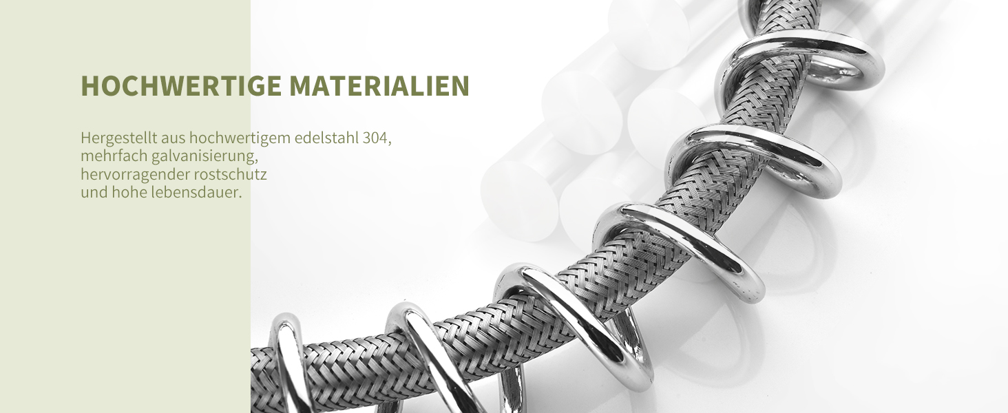 Кухонний змішувач з витяжною лійкою, 360° обертання, 2 режими, нержавіюча сталь, преміум-якість