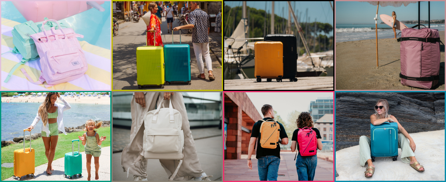 Чемодан American Tourister Wavebreaker Disney FL Spinner L, 77 см, 96 л, червоний (Mickey Comics)