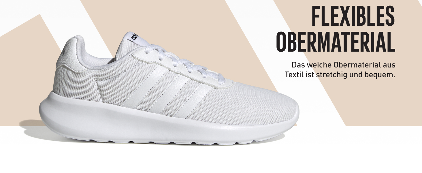 Кросівки Adidas Lite Racer 4.0 чоловічі, 43 1/3 EU, чорний/сірий