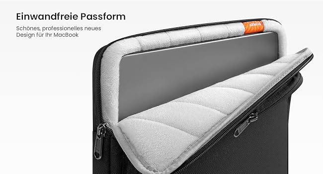 tomtoc 360° Захисний чохол для ноутбука 16'' MacBook Pro M4/M3/M2/M1 Pro/Max (2019-2024), сумка для ноутбука, сумісна з ASUS Vivobook 15/16, Dell Inspiron 15