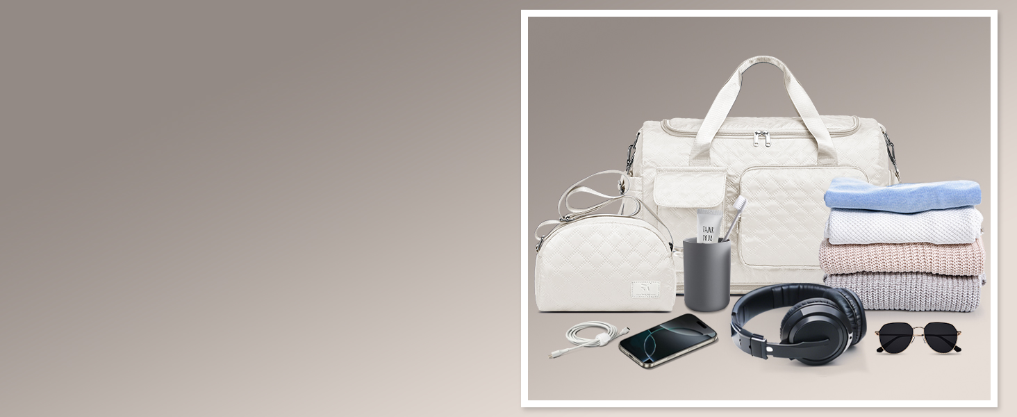 Набір валіз Joyway 6шт з TSA-замком, 4 колеса, зелений (білий), включає багатофункціональну сумку та кулькову сумку