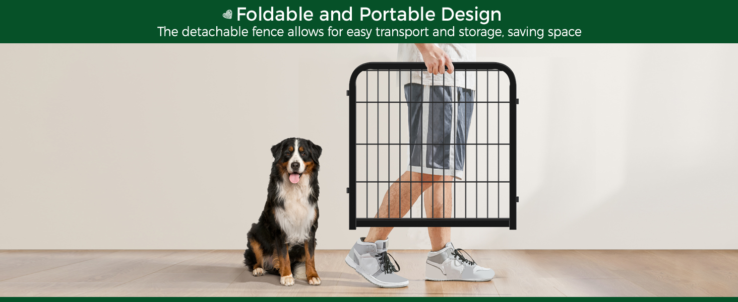 Лягу для цуценят Yaheetech, 12 секцій, 63 см, з 2 дверцятами, автоматичним замком, розкладний, для квартири та саду