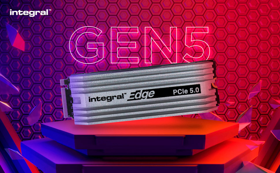 SSD Integral Edge GEN5 2TB M.2 PCIe 4.0 NVMe - 12000 MB/s, 2230, сумісний з Valve Steam Deck, Microsoft Surface Pro, ПК та ноутбуками
