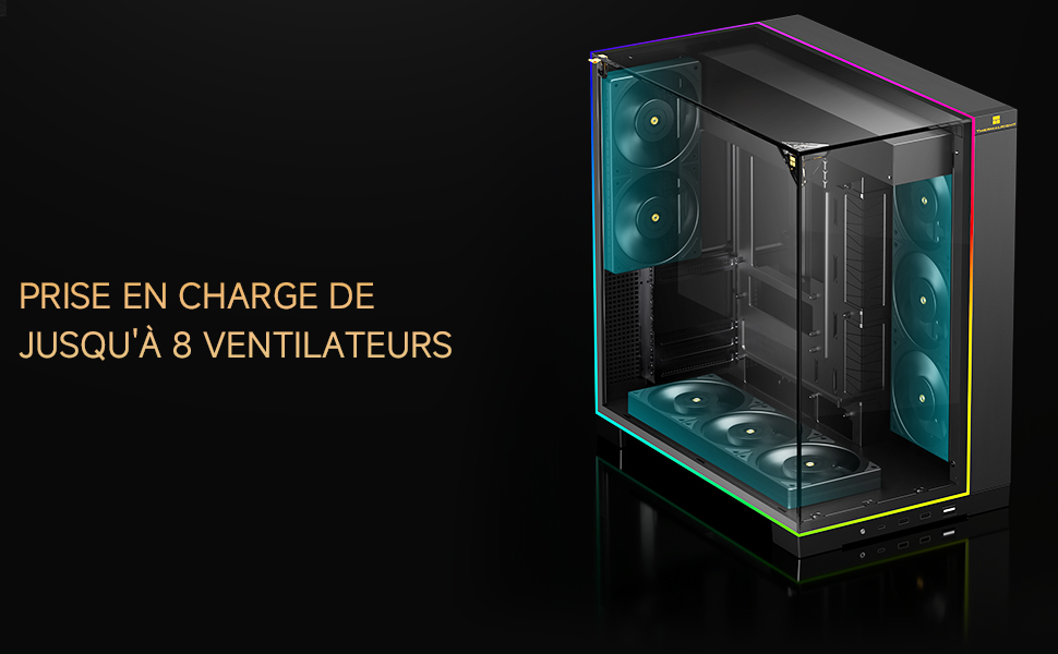 Ігровий корпус Thermalright TR A70 Vision ATX з LCD-дисплеєм 9.16'', панорамною підсвіткою та підтримкою 8 вентиляторів