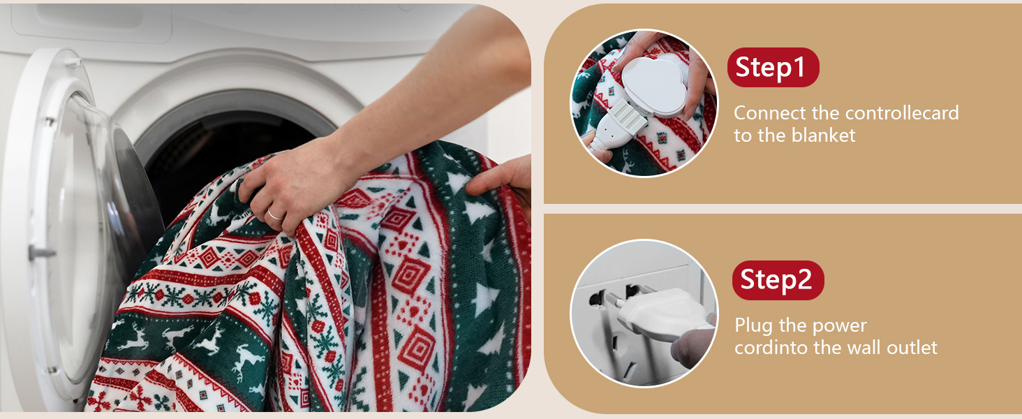 Електрична гріюча ковдра PRANITE 200x180 см з Sherpa-фланелі, 6 режимів нагріву, таймер, захист від перегріву, червона