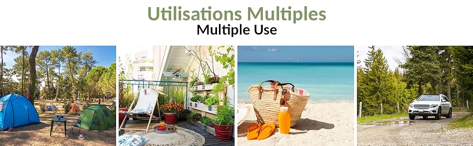 Стілець-телескоп складний Fishtec, регульована висота 6-44,5 см, ABS-пластик, вантажопідйомність 130 кг, портативний 1,28 кг, Ø25,5 см, з плечовим ременем, для кемпінгу, риболовлі, пікніка, чорно-зелений