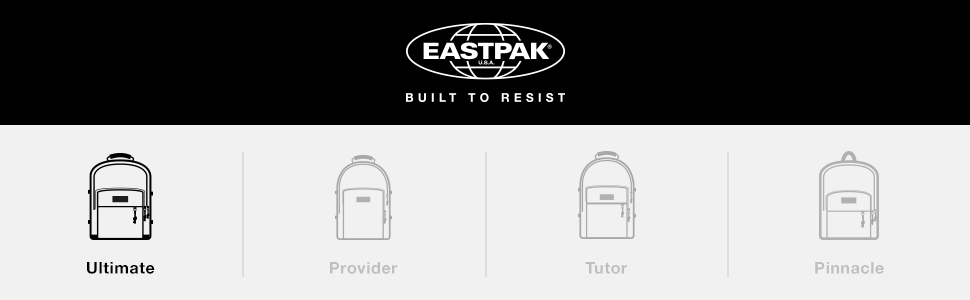 Рюкзак EASTPAK Ultimate унісекс, чорний денім, місткий, для навчання та подорожей