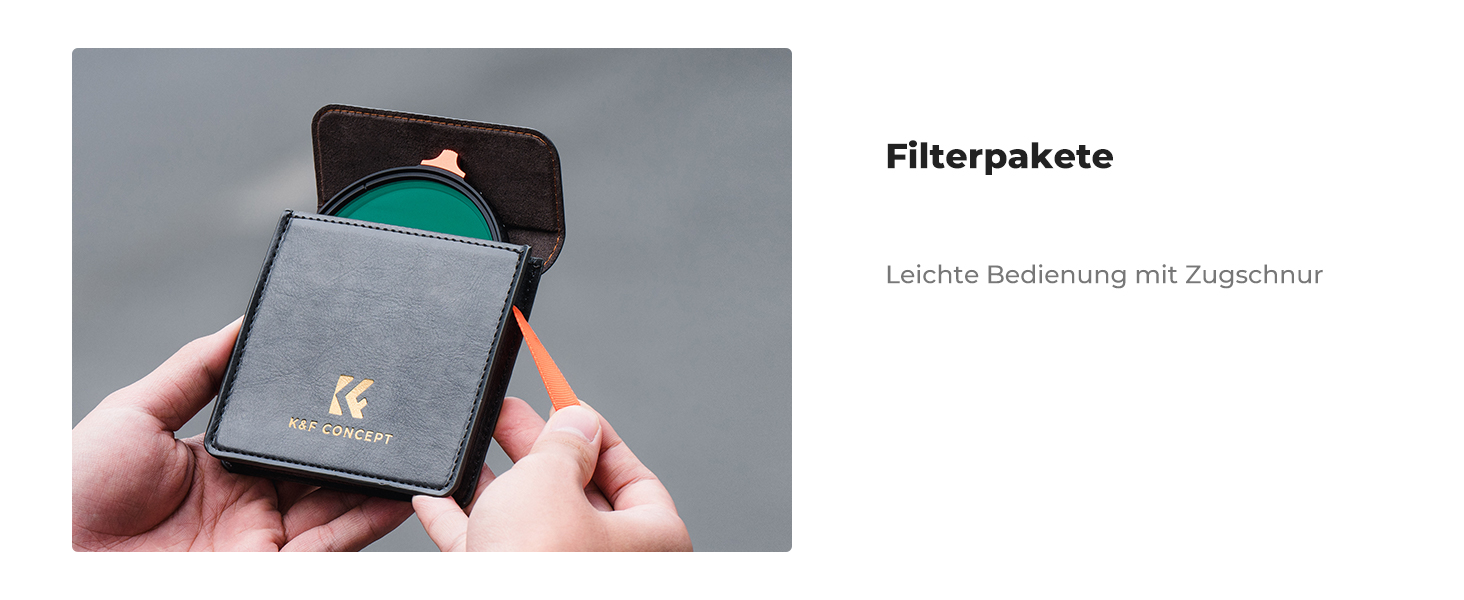 Фільтр ND K&F Concept Nano X-Serie Variabel 49mm, ND3-ND1000 (1.5-10 ступенів)