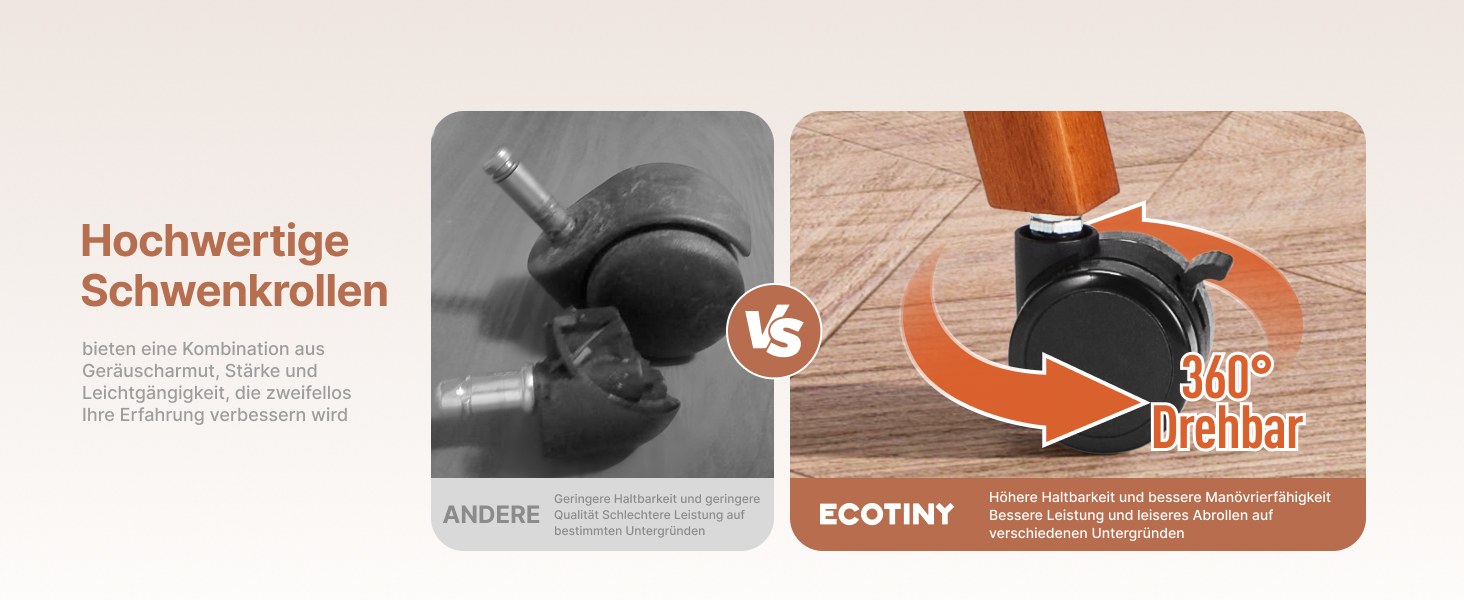 Підставка для телевізора ECOTINY на колесах для 49-75 дюймів, до 40 кг, Easel Design, металева конструкція та полиця з дерева, чорна