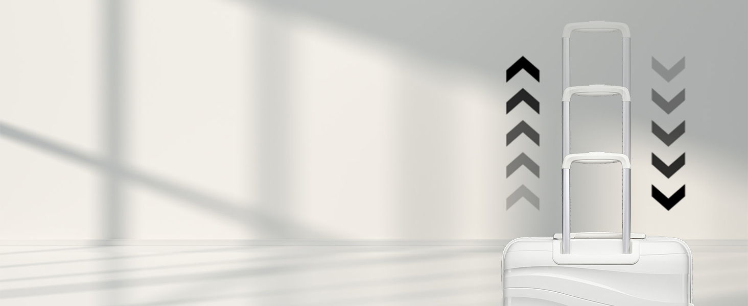 Чемодан-валіза KONO 55 см: легкий, з TSA замком та 4 колесами (чорний)