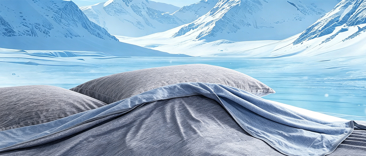 Охолоджуюча ковдра Marchpower з Arc-Chill 3.0 (150x200 см, блакитна) - літня двостороння ковдра для дому, дитяча, для дивана та подорожей