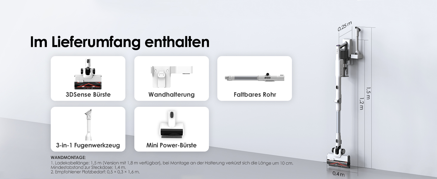 Бездротовий пилосос Tineco PURE ONE A50S Plus: потужний акумуляторний вертикальний пилосос з контейнером 1 л та турбощіткою ZeroTangle для видалення шерсті тварин. Ідеально підходить для твердих підлог.