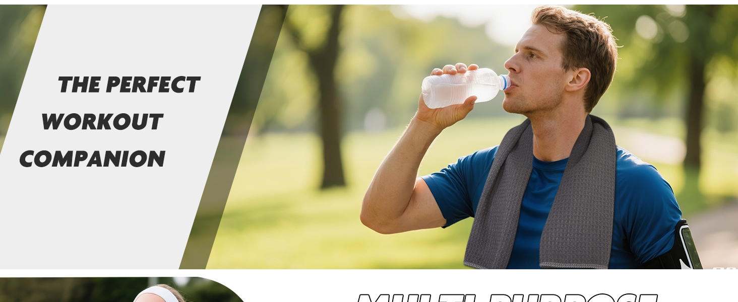 Рушник мікрофібра Sunland для спорту, подорожей, 40x80 см, сірий, швидковисихаючий, ультрам'який