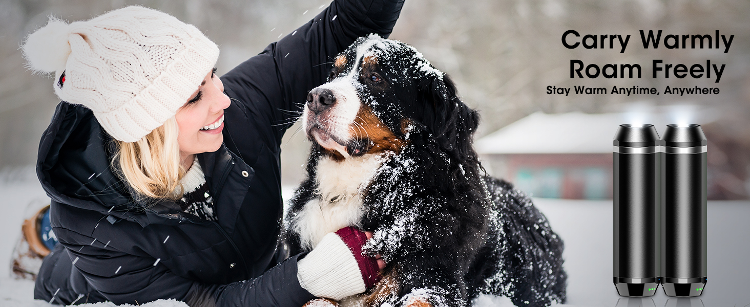 Електричний нагрівач для рук SUPPOU 2 шт. 5000mAh з LED-ліхтариком, акумуляторний, для спорту та відпочинку на природі (блакитний)