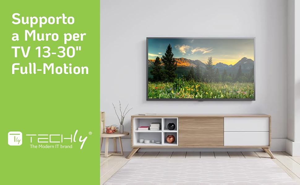 Кронштейн для телевізора Techly Wandhalterung Ultra Slim для LCD/LED ТВ 23