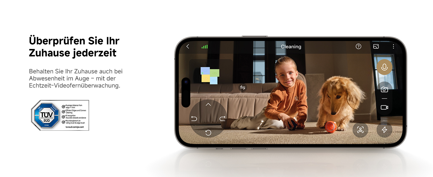 Робот-пилосос з функцією вологого прибирання MOVA P50 Pro Ultra з базою самоочищення, білий