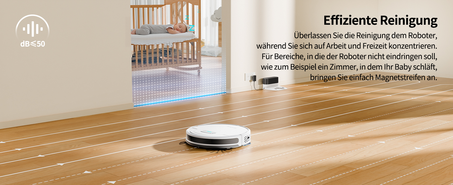 Робот-пилосос HONITURE G20 з функцією миття підлоги, 4000Pa, 3-в-1, для тварин, килимів, твердих підлог, з голосовим керуванням та пультом дистанційного керування, білий