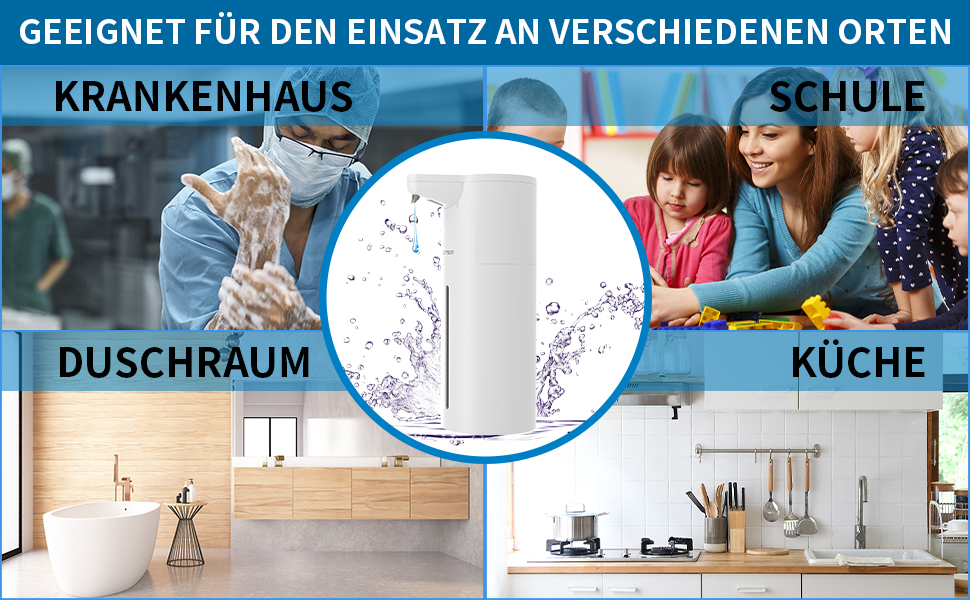 Automatic Electric Soap Dispenser - Touchless Soap Dispenser for Kitchen & Bathroom