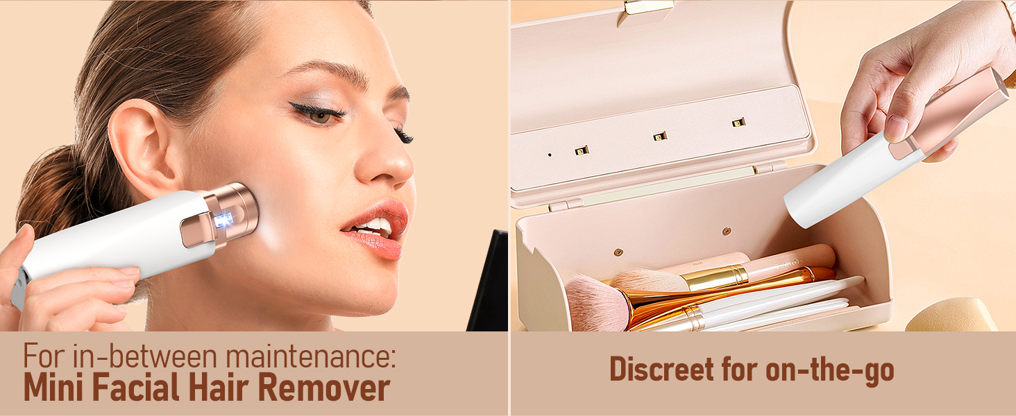 Електричний тример для брів та обличчя для жінок iFanzeTech: прецизійний триммер для брів та електричний жіночий гоління обличчя та бороди