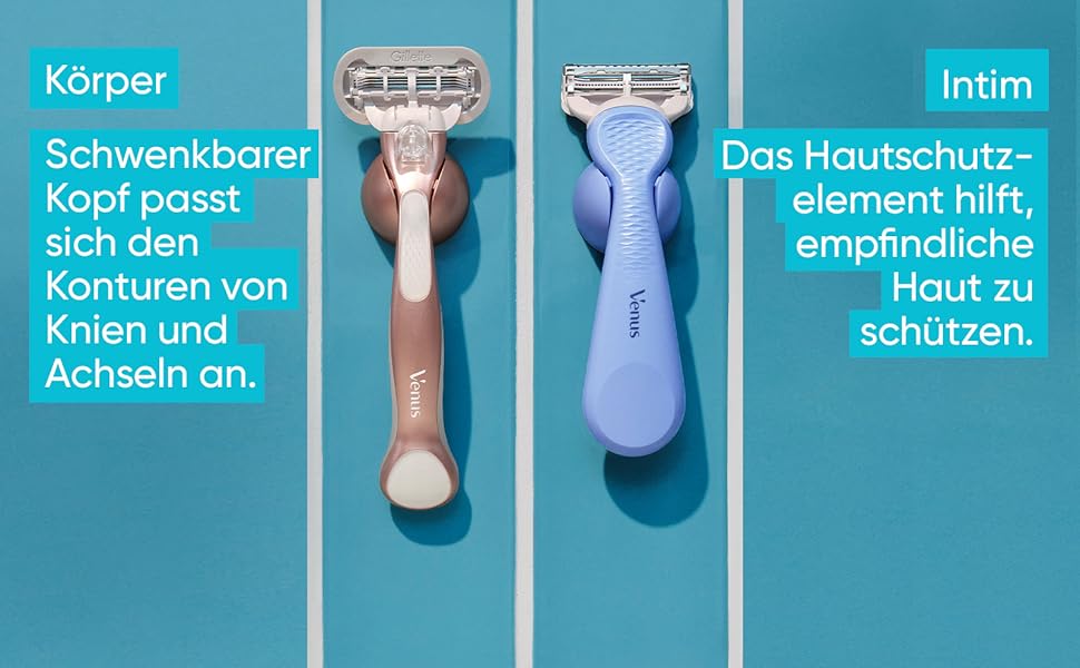 Жіноча бритва для інтимних зон Gillette Venus Intimate, світло-блакитна