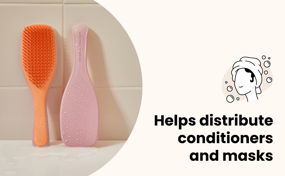 Тізер Tangle Teezer Ultimate Detangler - щітка для волосся Raspberry Rouge, для сухого та мокрого волосся, з плоским руків'ям, 1 шт.