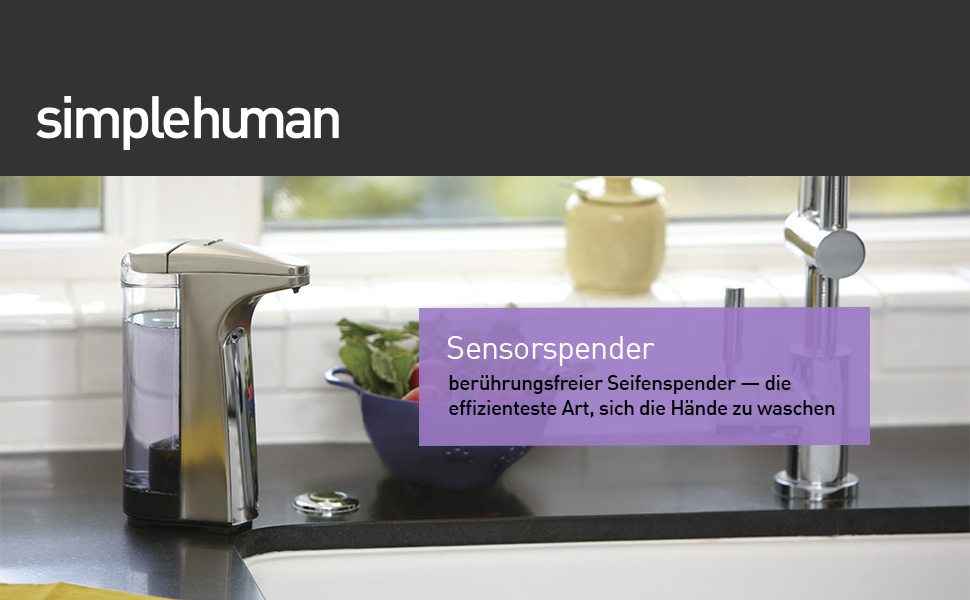Simplehuman Automatic Touchless Soap Dispenser - 237ml - White