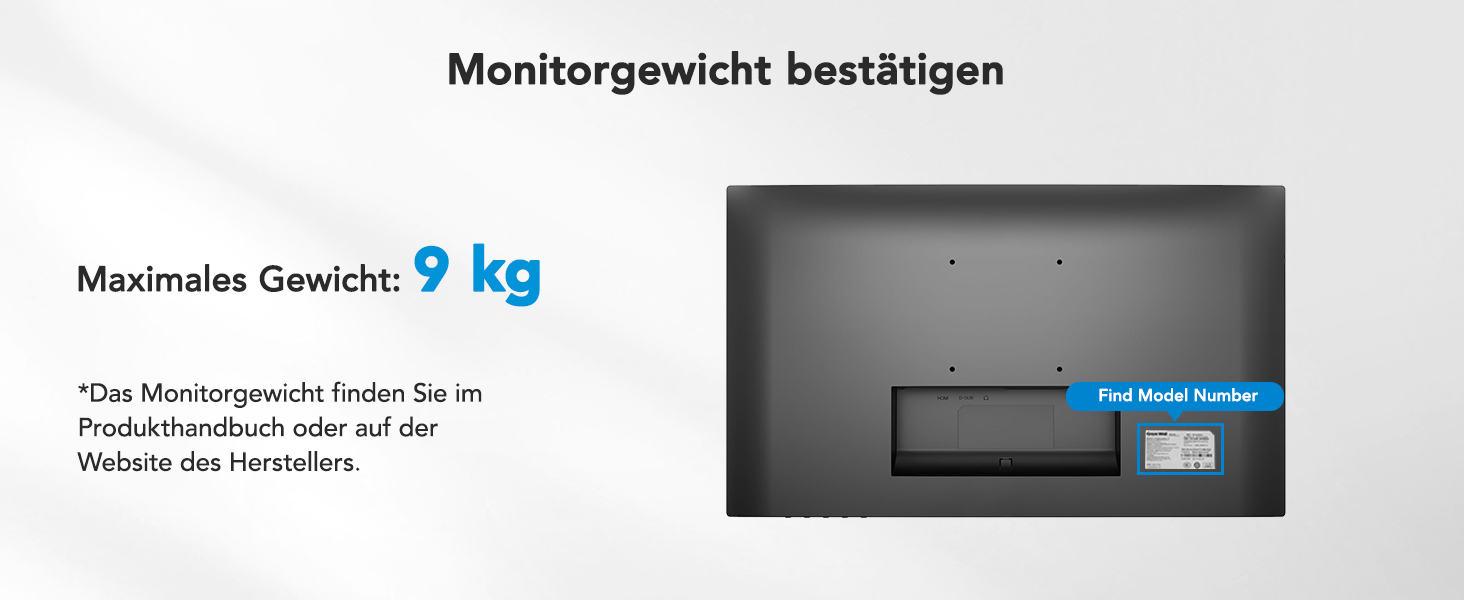 Кріплення для монітора HUANUO - 2 монітори, 13-32 дюйми, для геймінгу, регулювання висоти, настінна, VESA 75/100mm