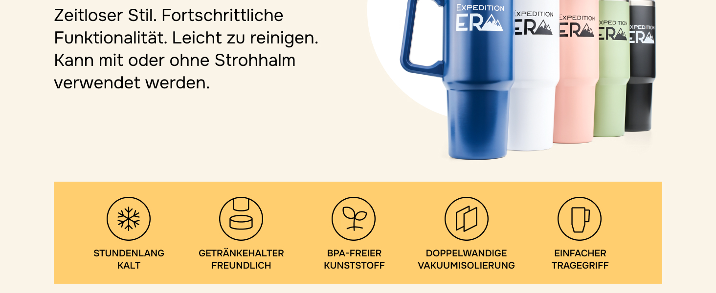 Термокружка з трубочкою 880 мл - ізольована термокружка з кришкою та ручкою, нержавіюча сталь, 30oz, Tumbler, для кави, подорожей, XXL (Блакитний)