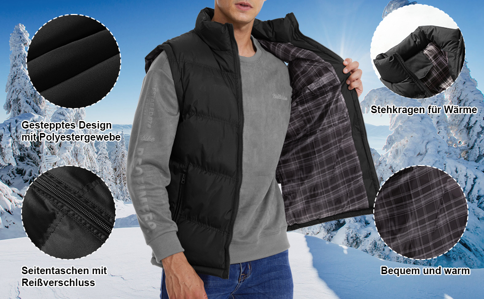 Чоловіча степкова жилетка, спортивна жилетка, чорна, розмір L