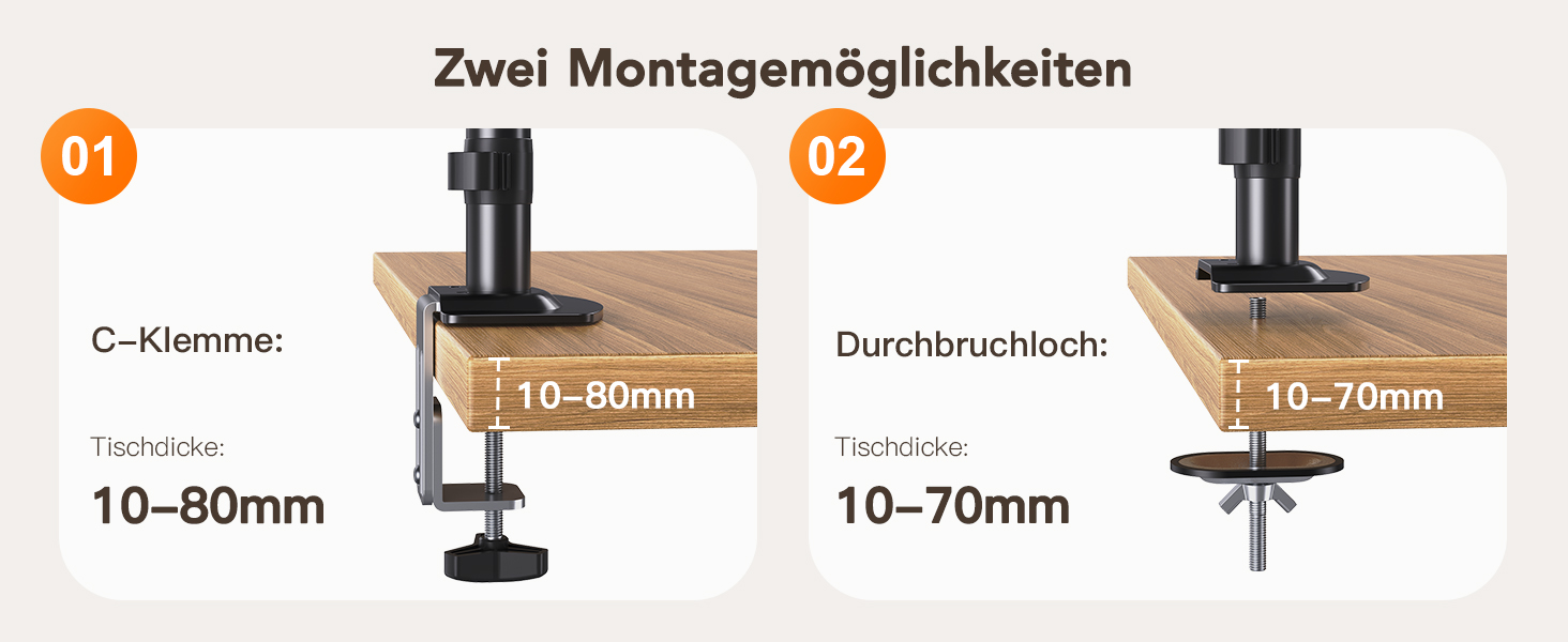 Кріплення для монітора ErGear: регульована підставка для моніторів 13-32 дюймів, до 9 кг, VESA 75x75/100x100 мм