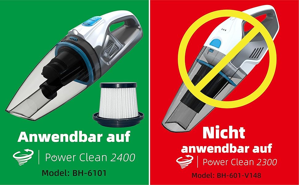 Ручний бездротовий пилосос Anktel PowerClean 2400 з LED-підсвічуванням, 9500Pa, мокрий/сухий, HEPA-фільтр, без мішка, для дому та авто, білий/сірий
