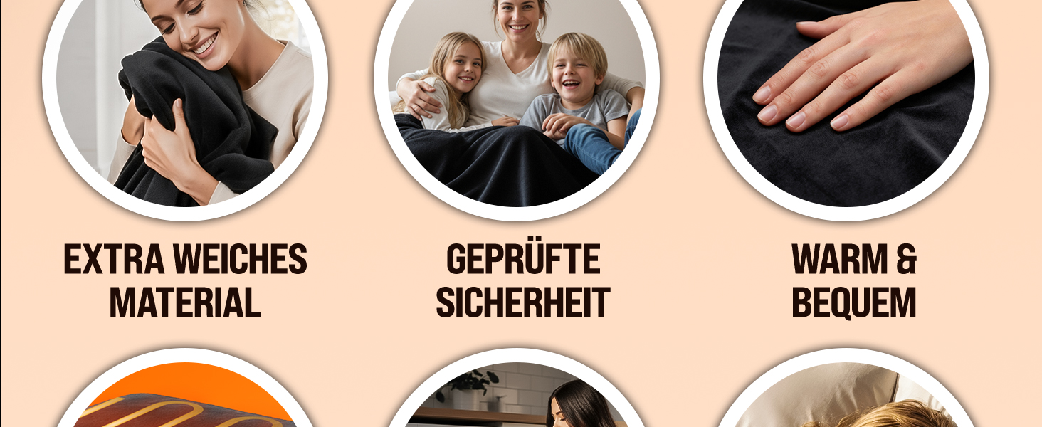 Monzana® Електрична ковдра з підігрівом 180x130 см, 120 Вт, 10 рівнів нагріву, таймер, захист від перегріву, пральна, флісова ковдра для ліжка, чорна, антрацитова