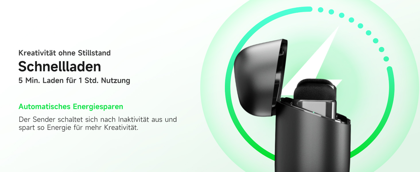 Мікрофон MAONO Wave T1 Mini USB-C: бездротовий, для iPhone/Android, з шумозаглушенням, для YouTube, Vlog, запису звуку