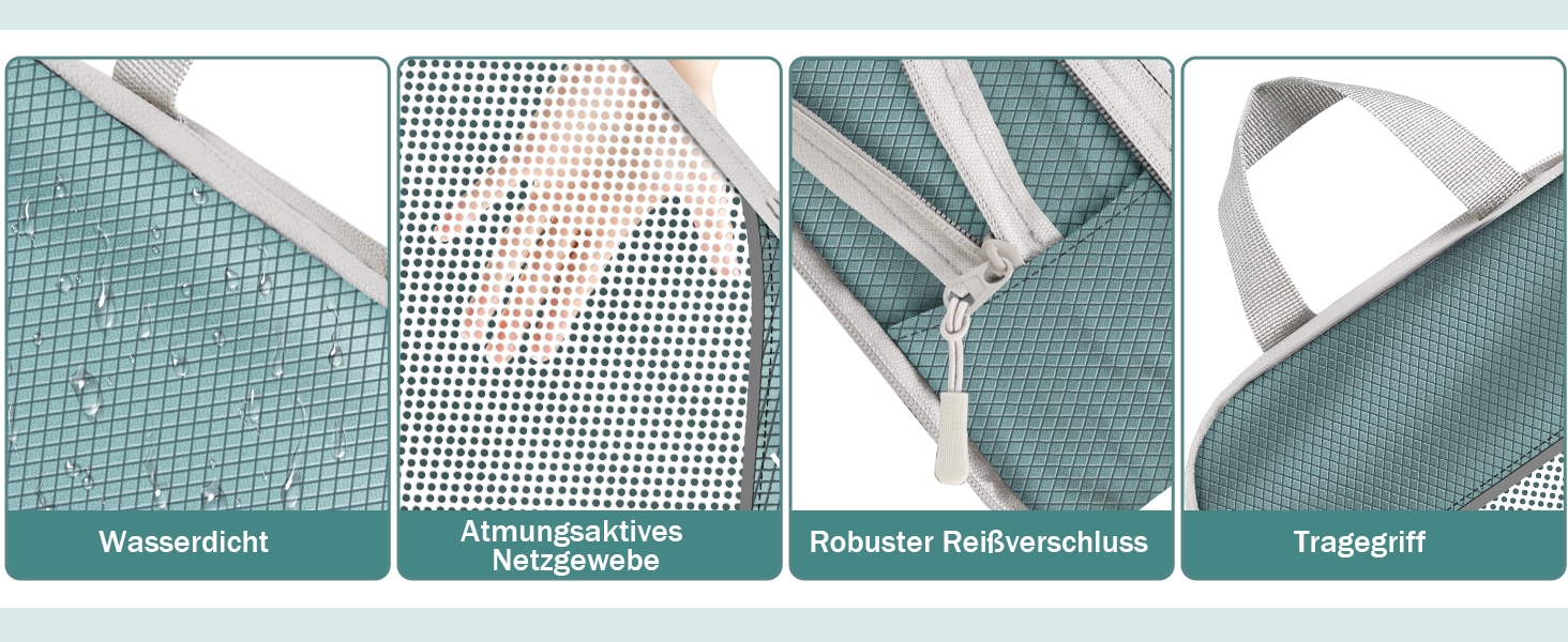 Органайзер для валізи, 9 шт. Комплект компресійних пакувальних кубів з чохлом для взуття, водонепроникні та дихаючі, сірі