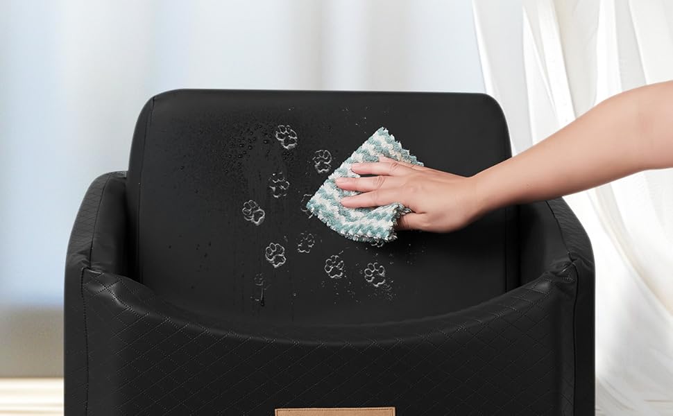 Автокрісло для собак - безпечне та зручне автоліжко для маленьких та середніх собак до 35 кг, з ременем безпеки та водонепроникним покриттям