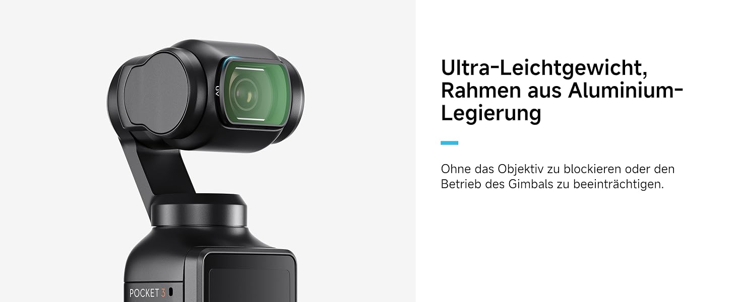 Набір магнітних фільтрів JJC 6в1 для DJI Osmo Pocket 3: ND8, ND16, ND32, ND64, ND256 та CPL поляризаційний фільтр для екшн-камери